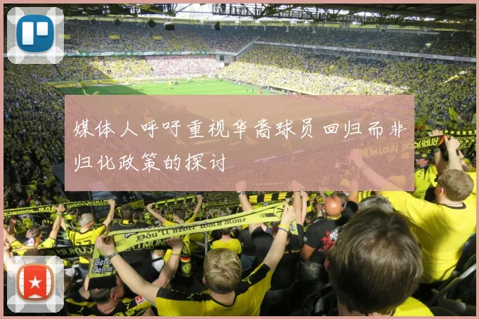 媒体人呼吁重视华裔球员回归而非归化政策的探讨